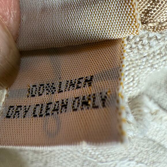 Vintage Liz Claiborne 100% Linen Pants ILGWU Made in the USA 6 Petite - Picture 7 of 7